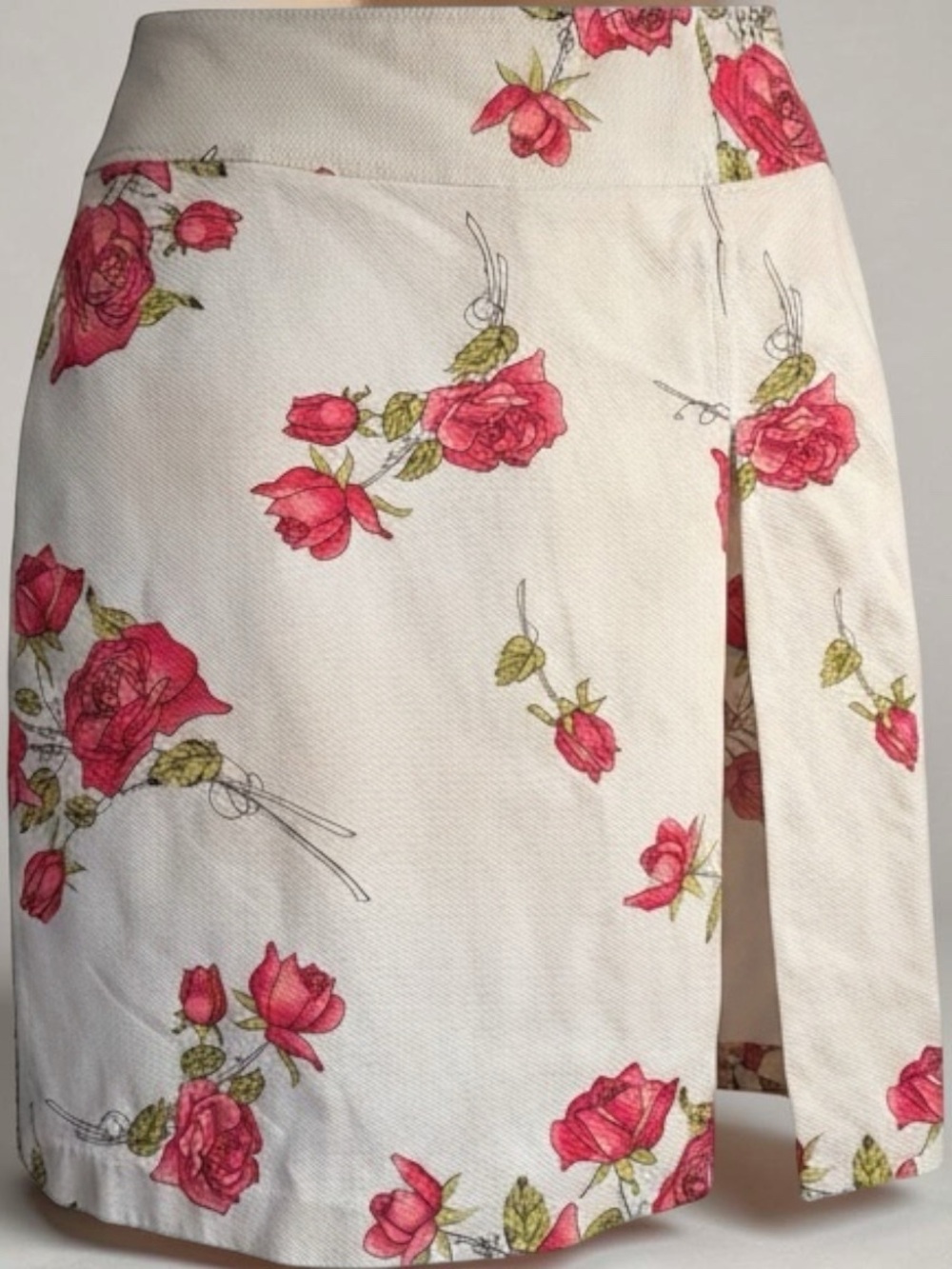 Jessica Petite White Textured Label Skirt petite6 slight flare lined